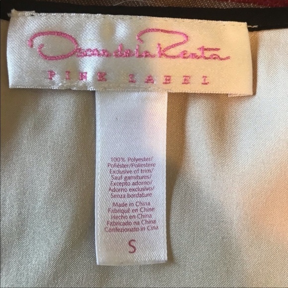 Oscar de la Renta Pink Label Camisole – Cream & Black Lace – Size Small - Picture 5 of 7